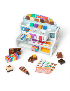Melissa & Doug Wooden Chocolate Candy Making Play Set