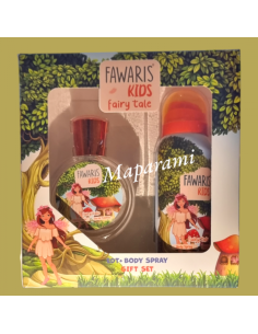 Parfum pour filles - Pack Fawaris Kids Fairy Tale, Eau de Toilette + Spray, Sans Allergènes