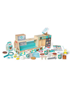 Melissa & Doug Wooden Café Barista Play Set